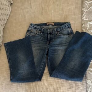 7 For All Mankind Dark Blue Flare Jeans